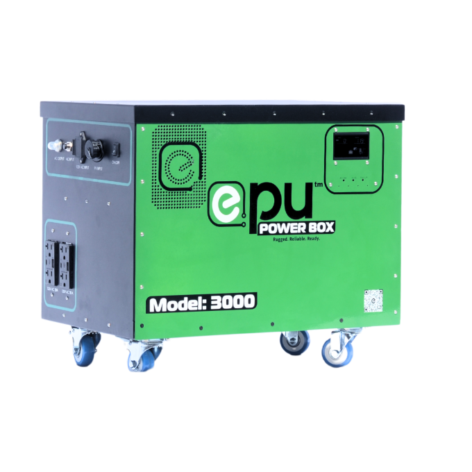epu™ Power Box. Model: 3000 - portable energy storage